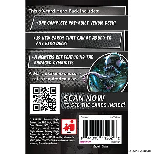 Marvel Champions: Venom Hero Pack - The Compleat Strategist