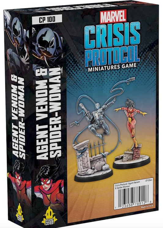 Marvel: Crisis Protocol Agent Venom & Spider-Woman from Atomic Mass Games at The Compleat Strategist