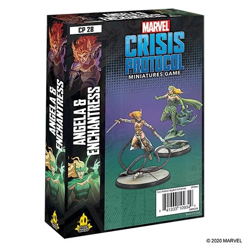 Marvel Crisis Protocol Angela & Enchantress Character Pack Collectible Miniatures Games The Compleat Strategist