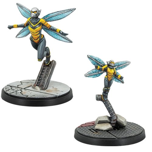 Marvel Crisis Protocol Ant - Man and Wasp Character Pack Collectible Miniatures Games The Compleat Strategist