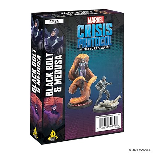 Marvel Crisis Protocol Black Bolt and Medusa Character Pack - The Compleat Strategist