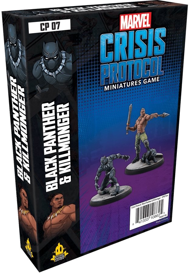 Marvel Crisis Protocol Black Panther and Kilmonger from Atomic Mass Games at The Compleat Strategist