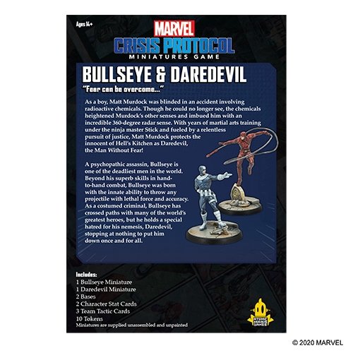 Marvel Crisis Protocol Bullseye & Daredevil from Atomic Mass Games at The Compleat Strategist