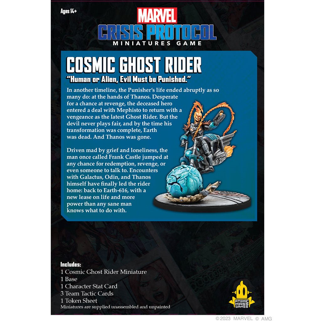 Marvel: Crisis Protocol - Cosmic Ghost Rider from Atomic Mass Games at The Compleat Strategist