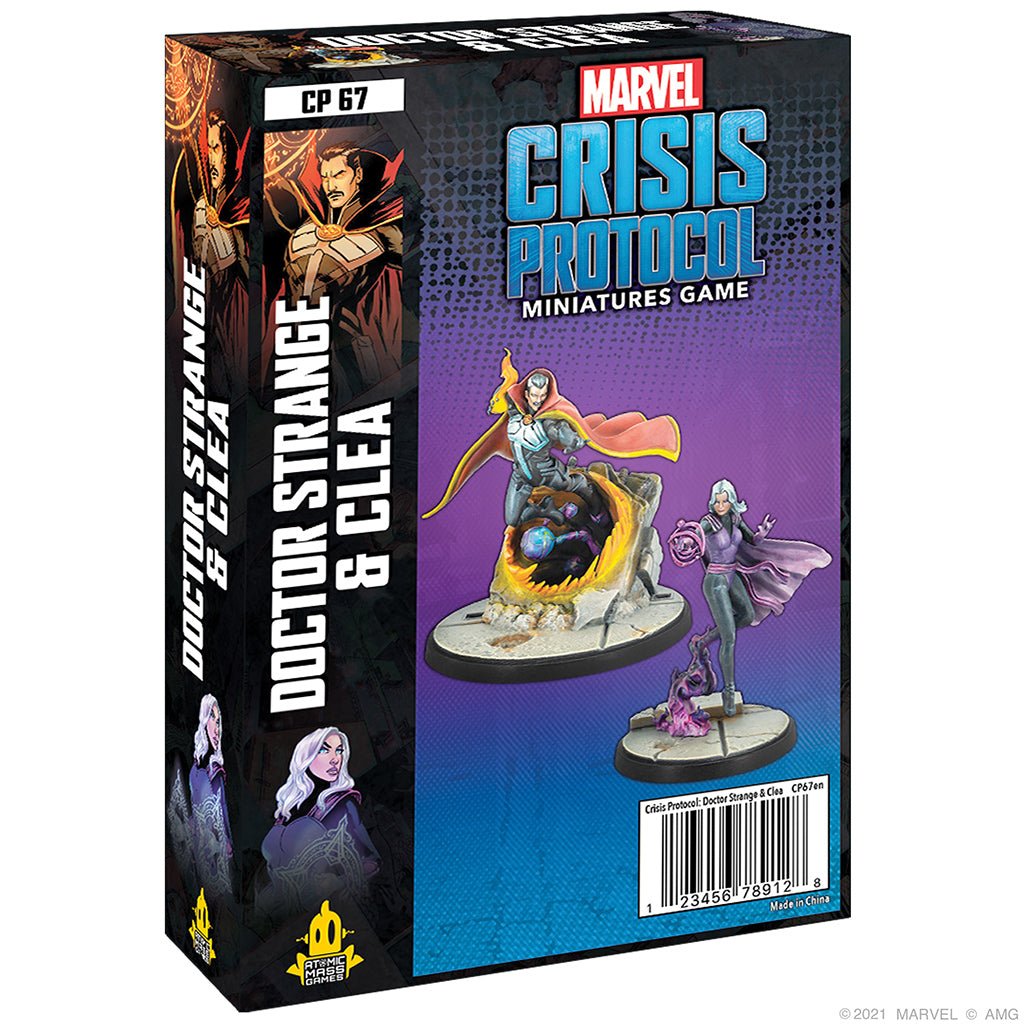 Marvel Crisis Protocol Doctor Strange & Clea Character Pack from Atomic Mass Games at The Compleat Strategist