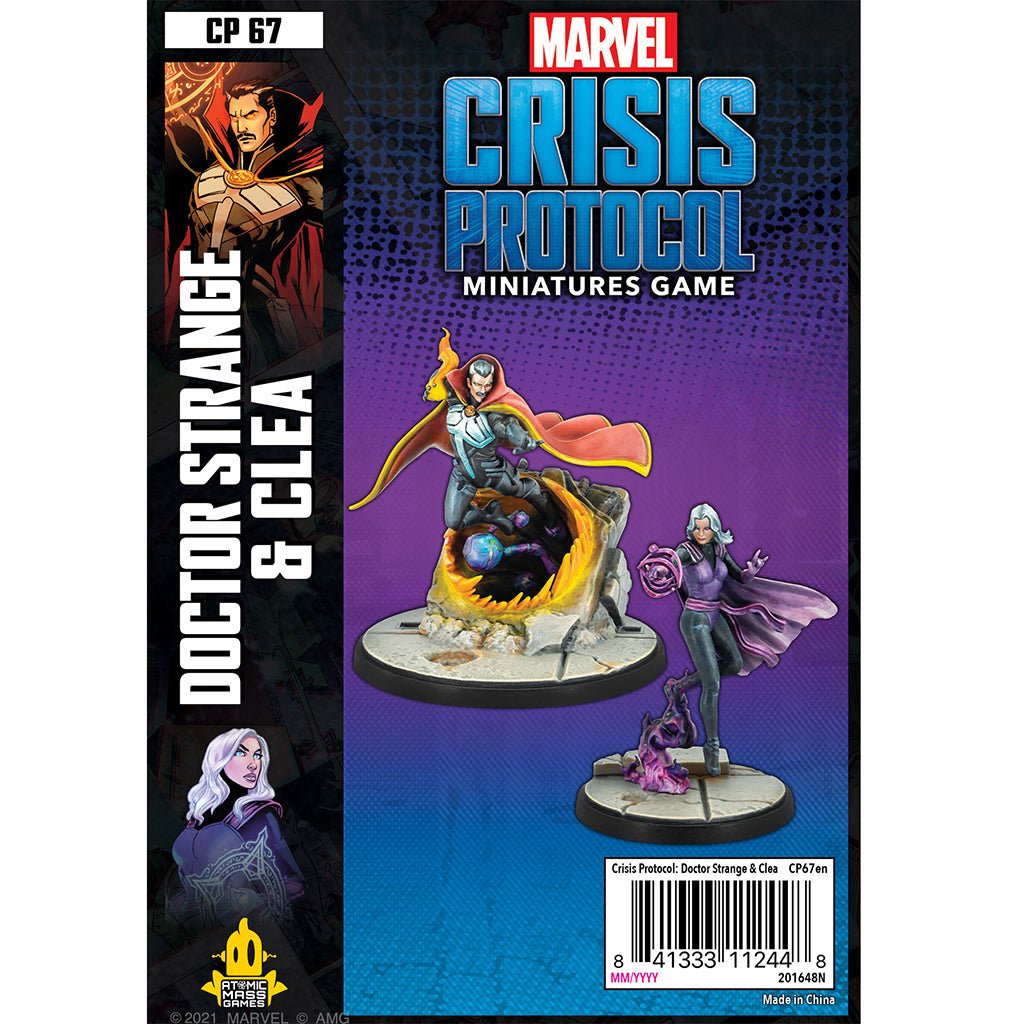 Marvel Crisis Protocol Doctor Strange & Clea Character Pack from Atomic Mass Games at The Compleat Strategist