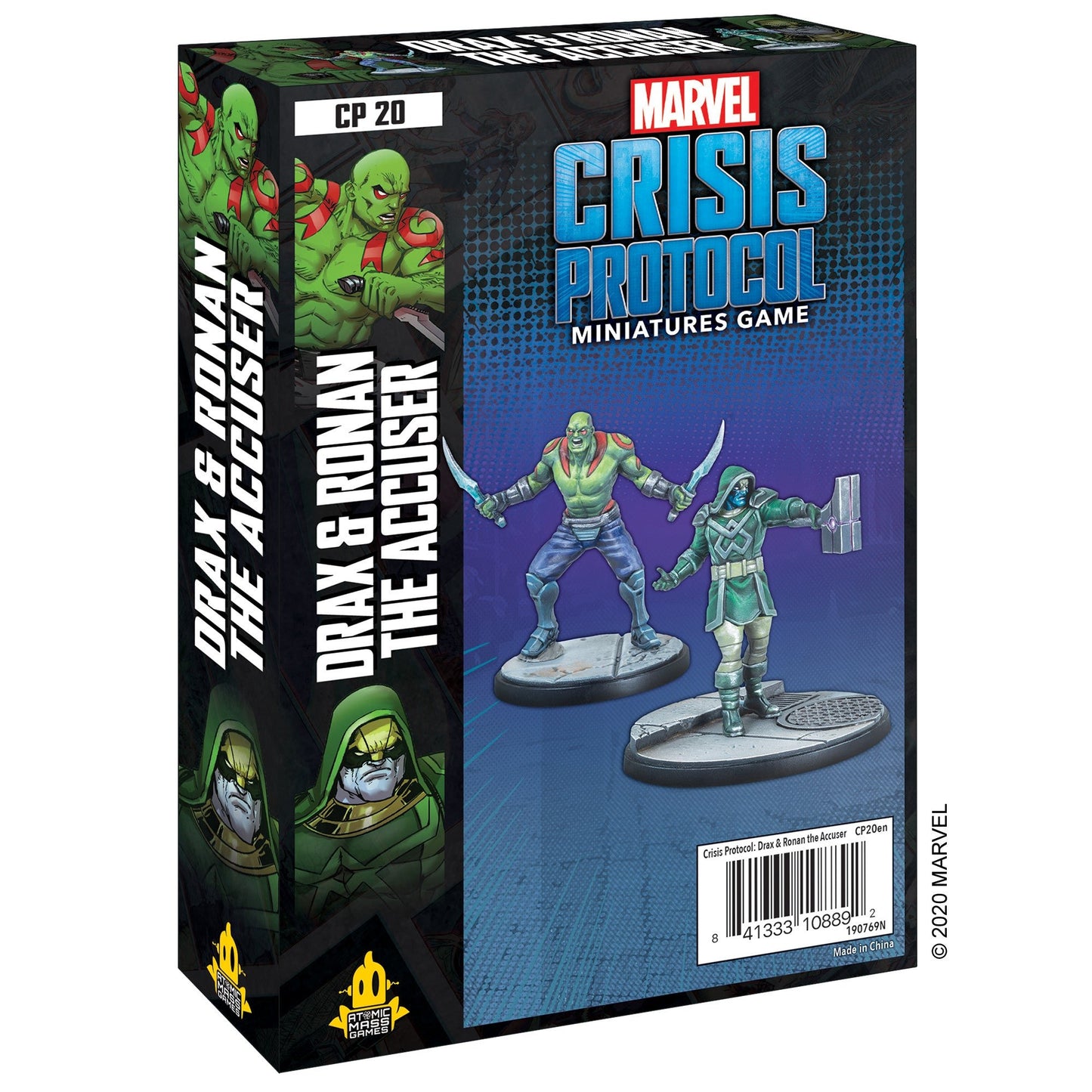 Marvel Crisis Protocol Drax and Ronan the Accuser from Atomic Mass Games at The Compleat Strategist