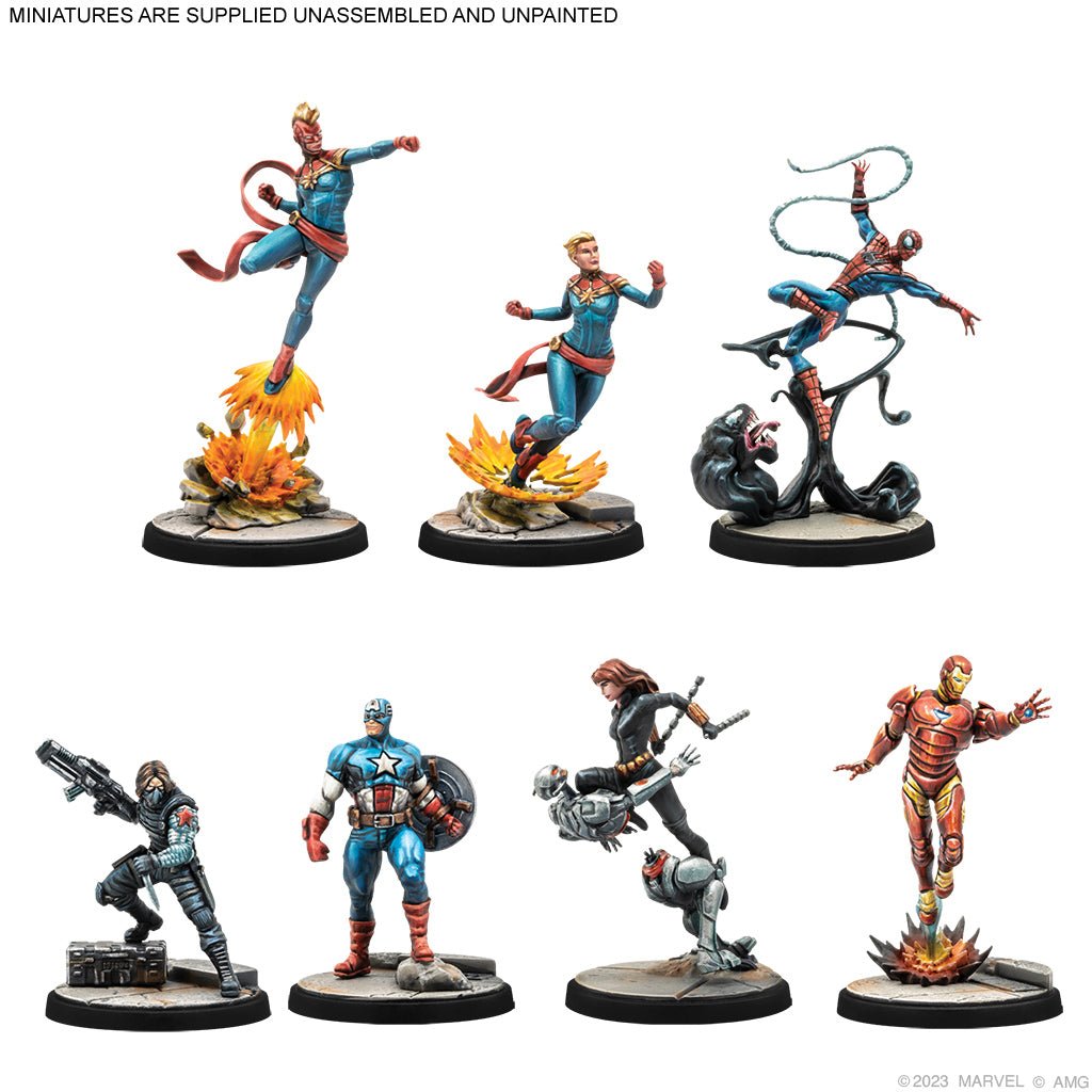 Marvel: Crisis Protocol - Earth's Mightiest Core Set (Preorder) from Atomic Mass Games at The Compleat Strategist