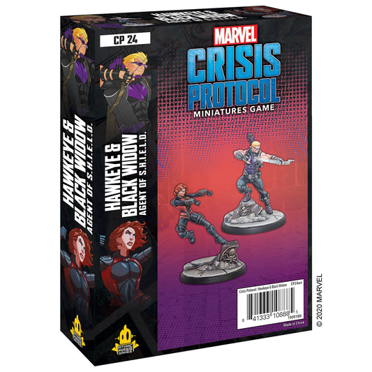 Marvel Crisis Protocol Hawkeye & Black Widow from Atomic Mass Games at The Compleat Strategist