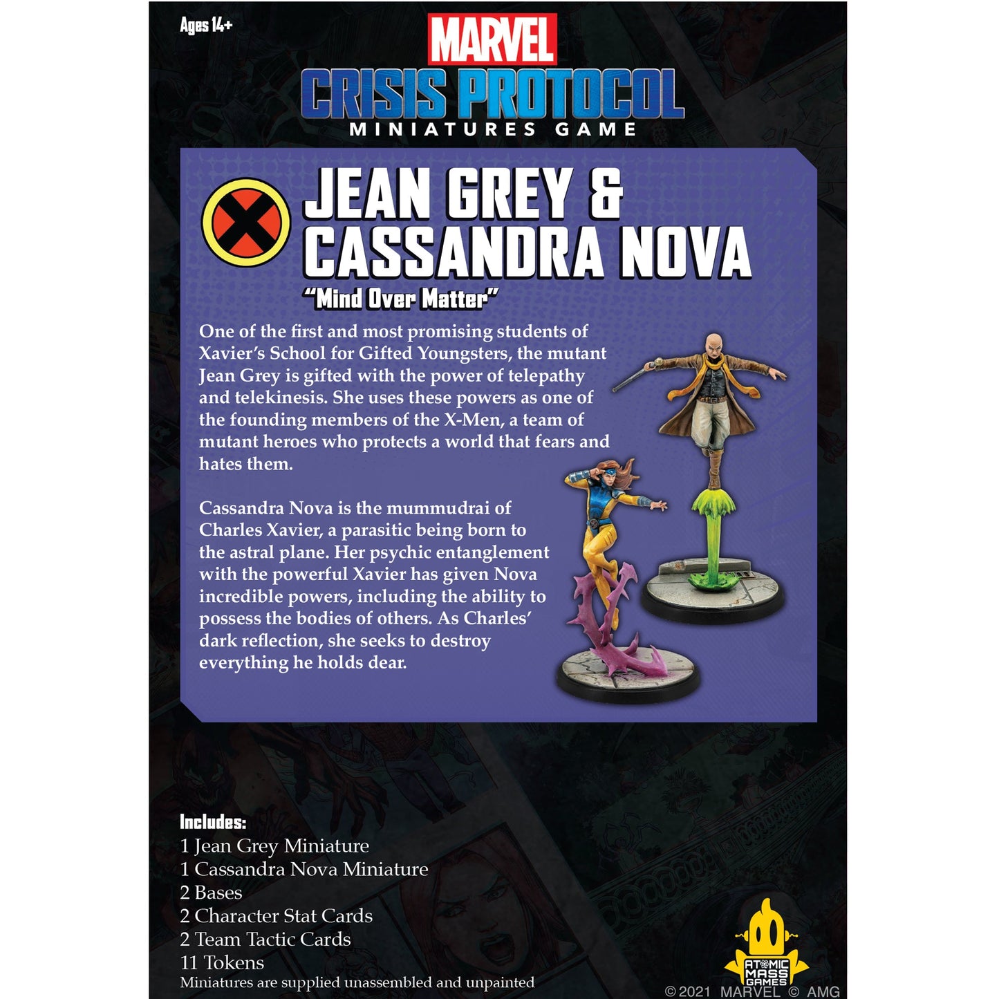 Marvel Crisis Protocol Jean Grey & Cassandra Nova Character Pack from Fantasy Flight Games at The Compleat Strategist
