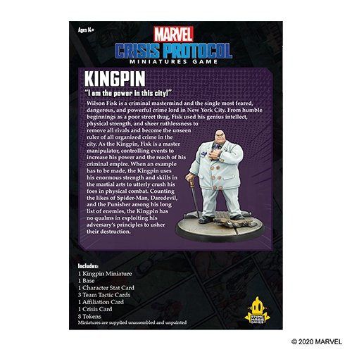 Marvel Crisis Protocol Kingpin Character Pack - The Compleat Strategist