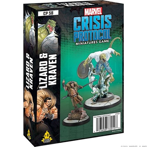 Marvel Crisis Protocol Lizard & Kraven Character Pack from Atomic Mass Games at The Compleat Strategist