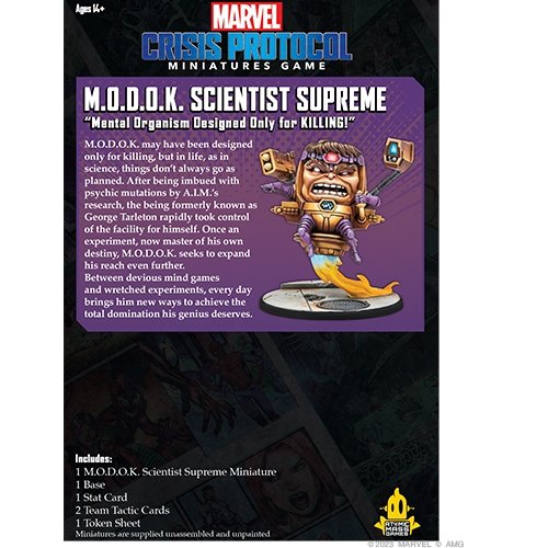 Marvel: Crisis Protocol - M.O.D.O.K. Scientist Supreme (preorder) - The Compleat Strategist