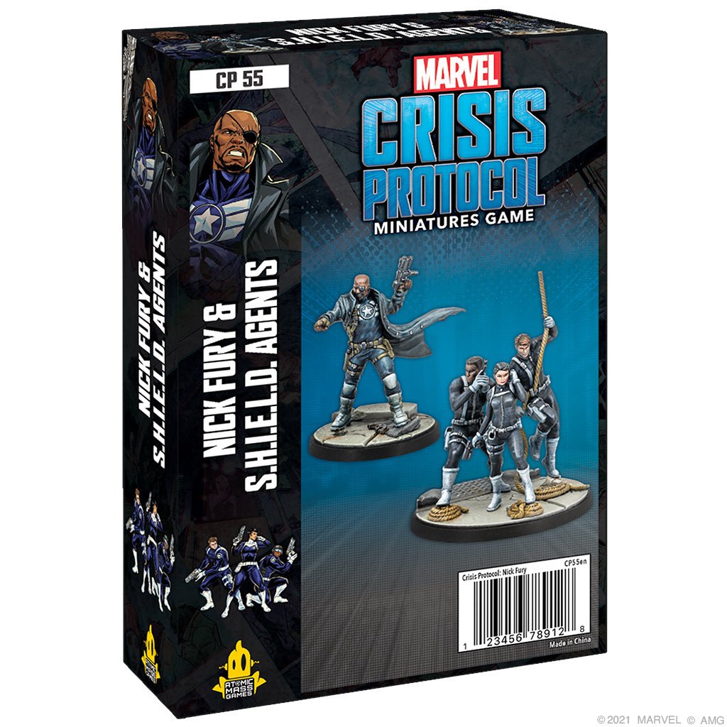 Marvel: Crisis Protocol - Nick Fury & S.H.I.E.L.D. Agents Collectible Miniatures Game The Compleat Strategist