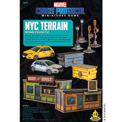 Marvel Crisis Protocol NYC Terrain Collectible Miniatures Games The Compleat Strategist