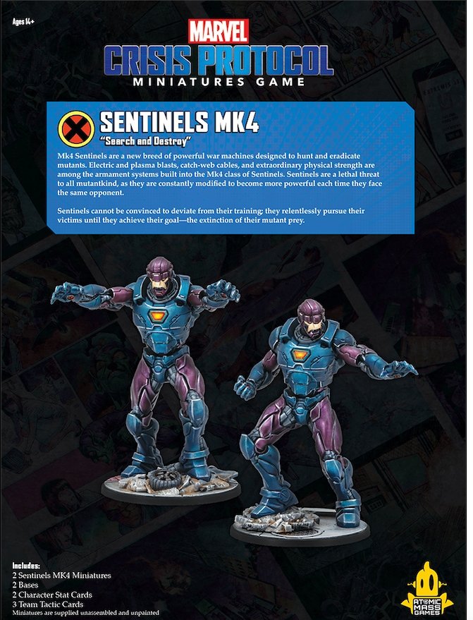 Marvel: Crisis Protocol - Sentinels MK IV - The Compleat Strategist