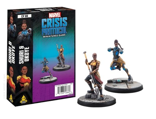 Marvel Crisis Protocol Shuri and Okoye Character Pack from Atomic Mass Games at The Compleat Strategist