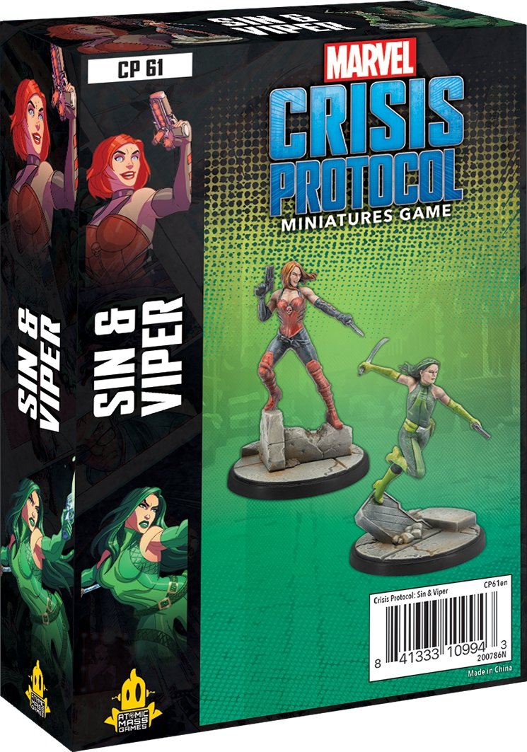 Marvel Crisis Protocol Sin and Viper Character Pack - The Compleat Strategist