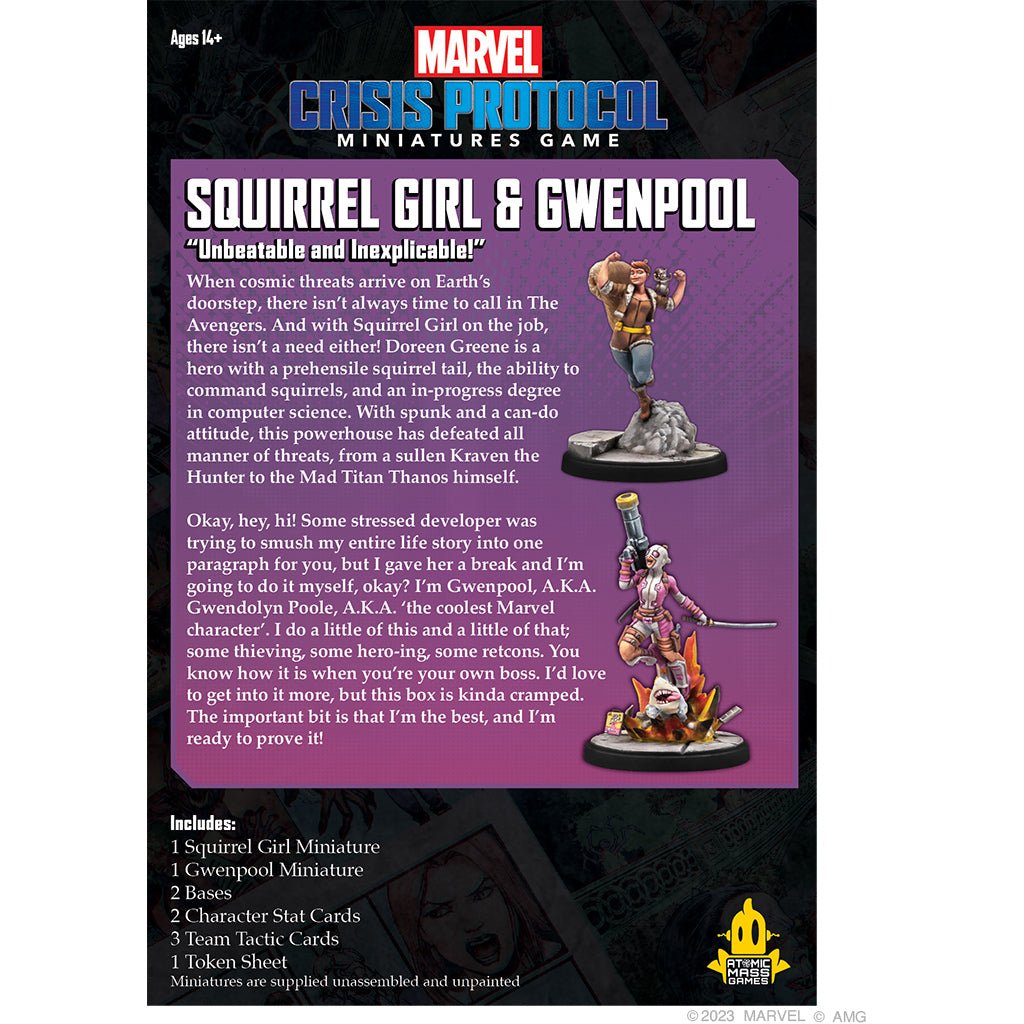 Marvel: Crisis Protocol - Squirrel Girl & Gwenpool (Preorder) - The Compleat Strategist