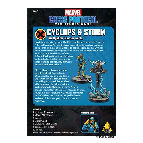 Marvel Crisis Protocol Storm & Cyclops Character Pack from Atomic Mass Games at The Compleat Strategist