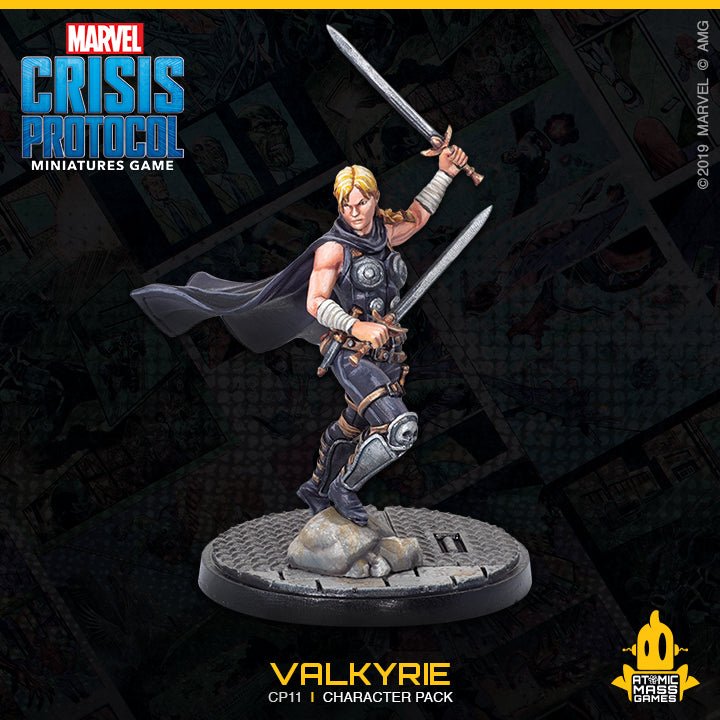 Marvel Crisis Protocol Thor and Valkyrie Character Pack from Atomic Mass Games at The Compleat Strategist