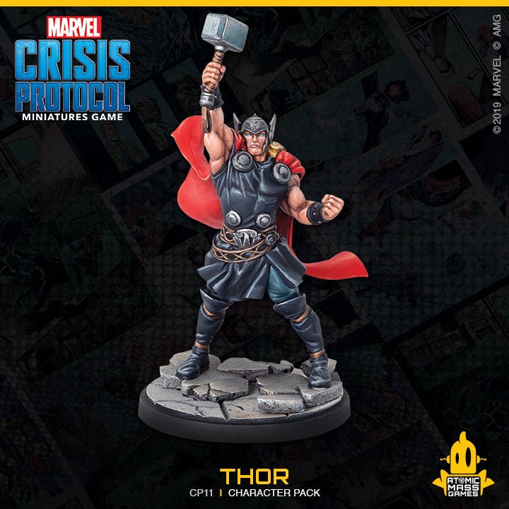 Marvel Crisis Protocol Thor and Valkyrie Character Pack from Atomic Mass Games at The Compleat Strategist