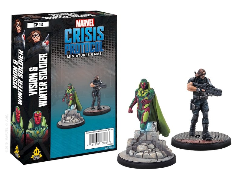 Marvel Crisis Protocol Vision and Winter Soldier Character Pack - The Compleat Strategist