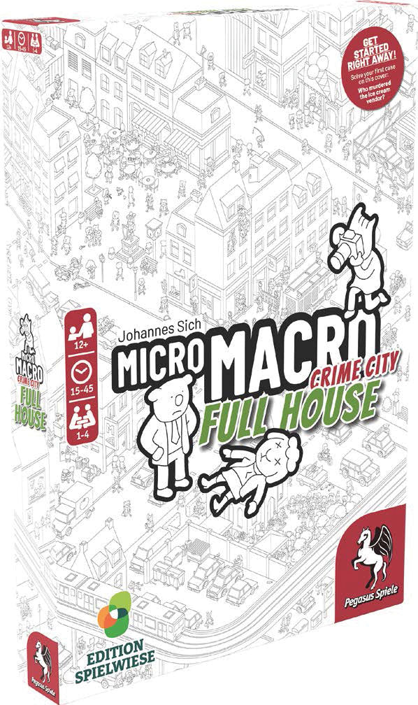 MicroMacro: Crime City - Full House from PEGASUS SPIELE GmbH at The Compleat Strategist