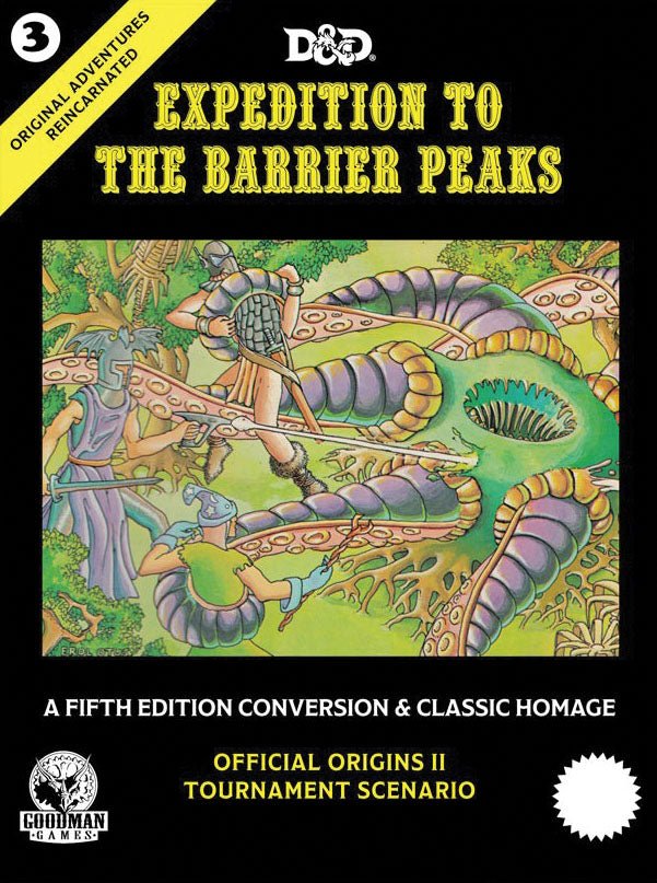 Original Adventures Reincarnated #3: Expedition to the Barrier Peaks - The Compleat Strategist