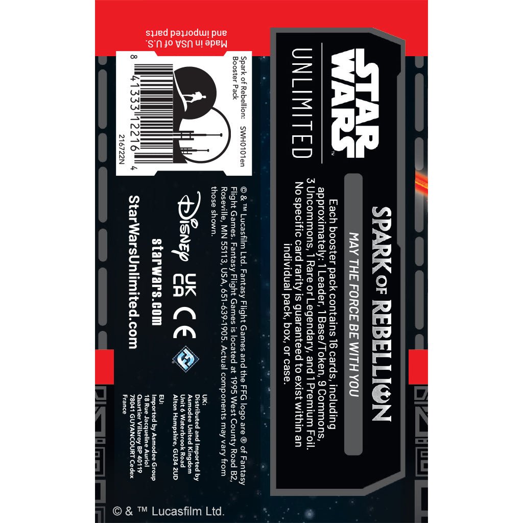 Star Wars Unlimited Booster Box Spark of Rebellion Star Wars Unlimited Booster Box Spark of Rebellion