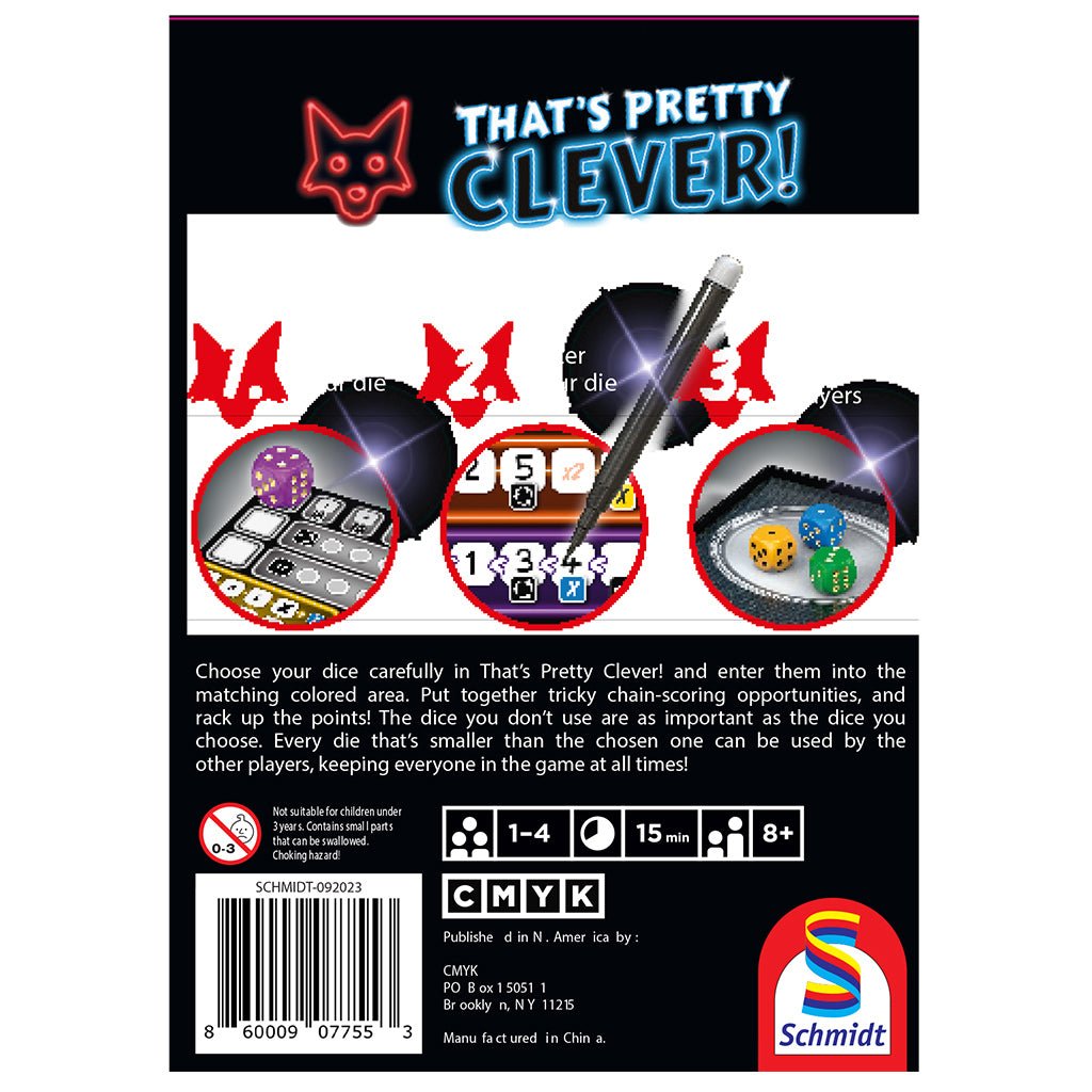 That's Pretty Clever Board Game The Compleat Strategist