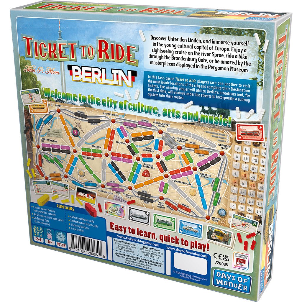 Ticket to Ride: Berlin (Preorder) from DAYS OF WONDER at The Compleat Strategist