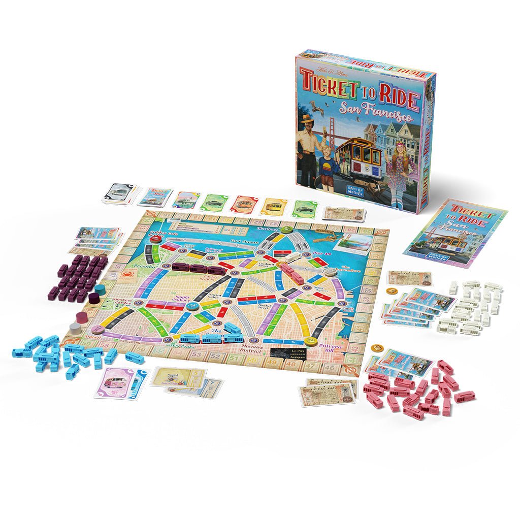 Ticket to Ride San Francisco from DAYS OF WONDER at The Compleat Strategist