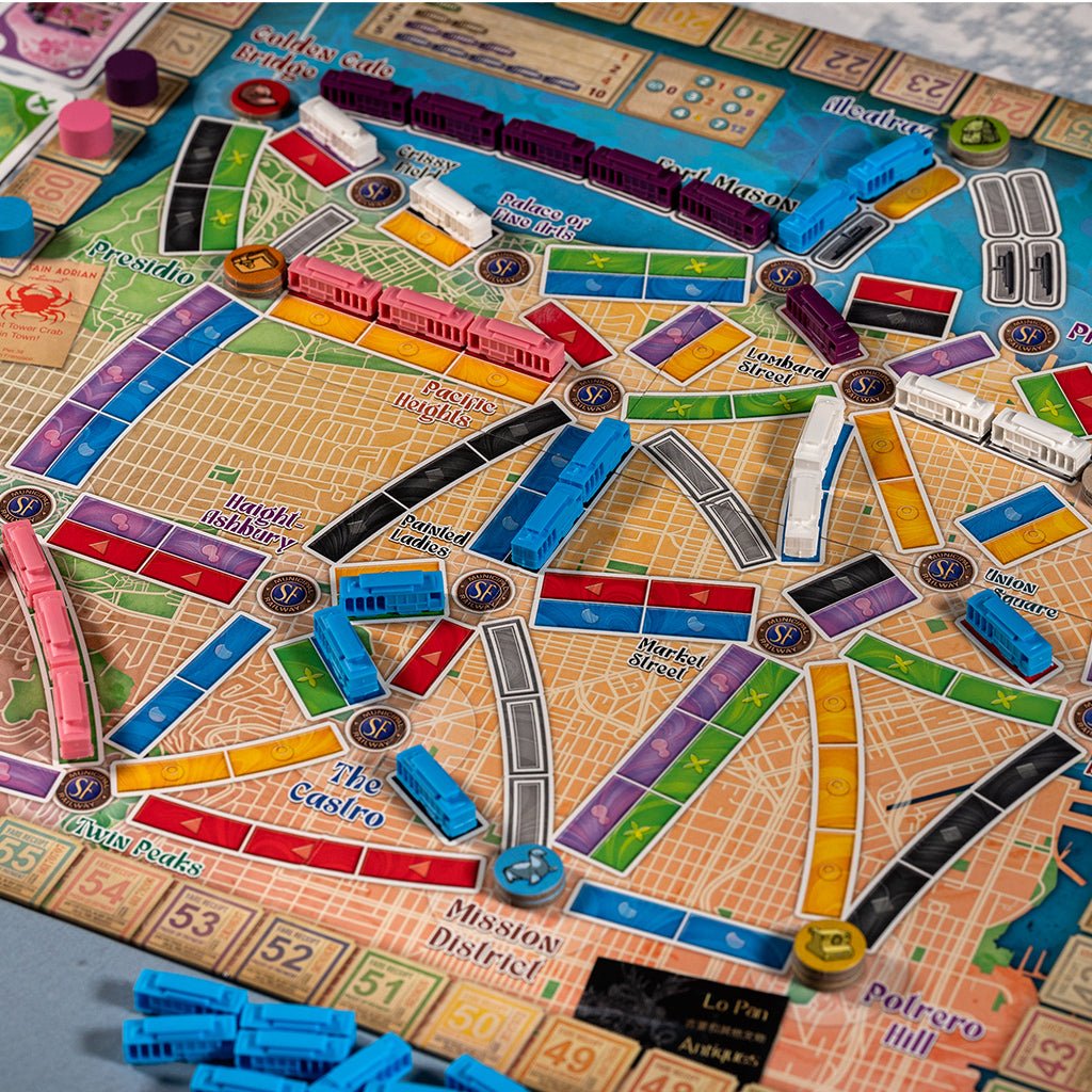 Ticket to Ride San Francisco from DAYS OF WONDER at The Compleat Strategist
