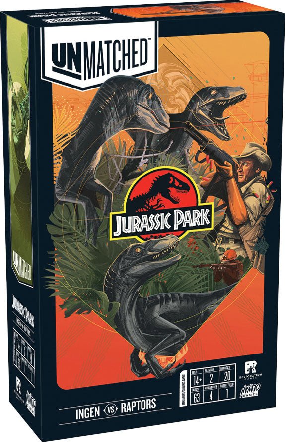 Unmatched: Jurassic Park - Ingen vs. Raptors - The Compleat Strategist