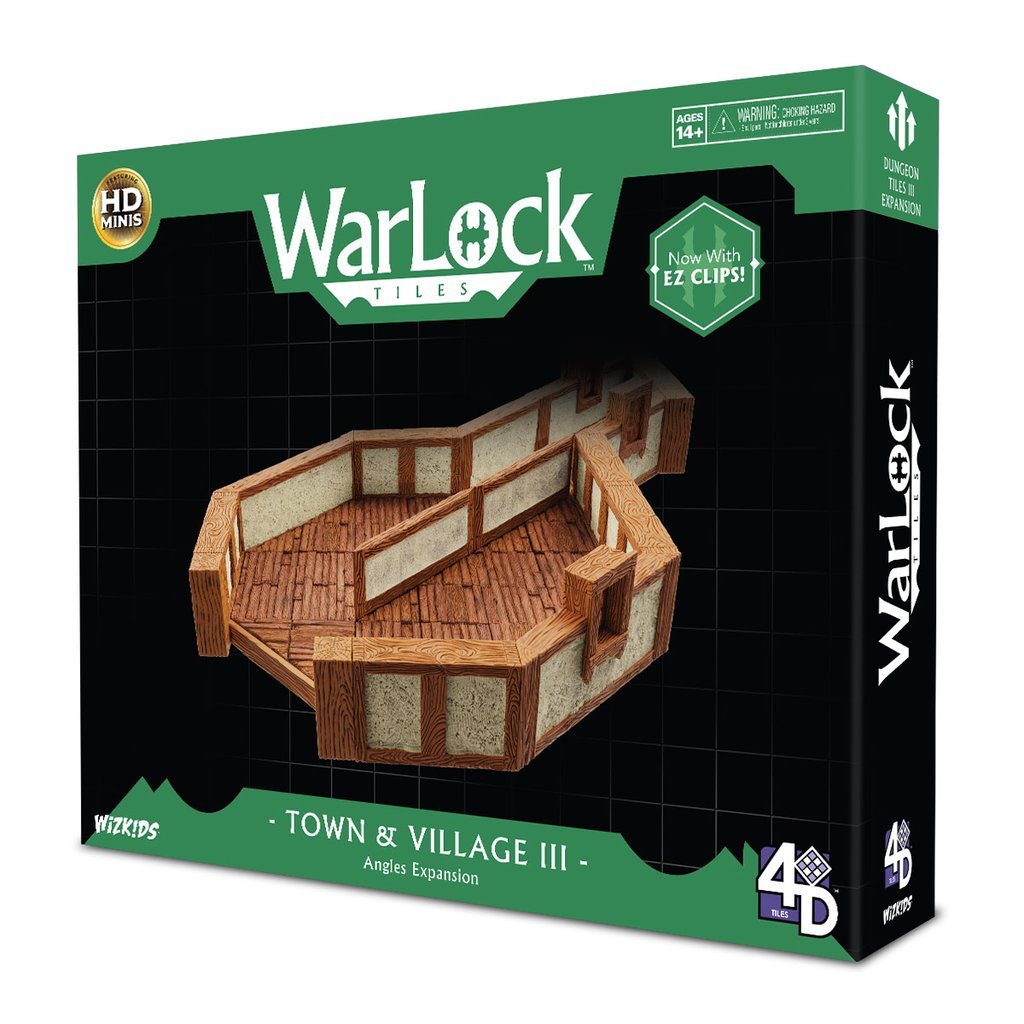 WarLock Tiles: Town & Village III - Angles Expansion from NECA at The Compleat Strategist