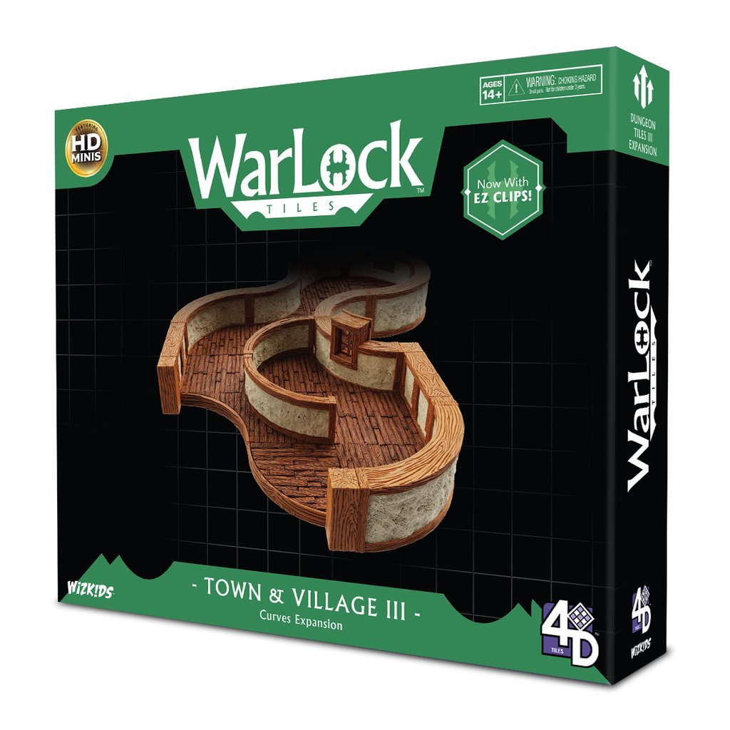 WarLock Tiles: Town & Village III - Curves - The Compleat Strategist
